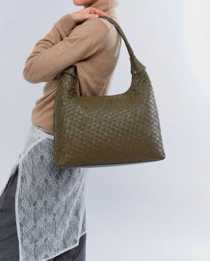 Núnoo Big Dandy Braided Mountain Dark Olive Large Dark Olive