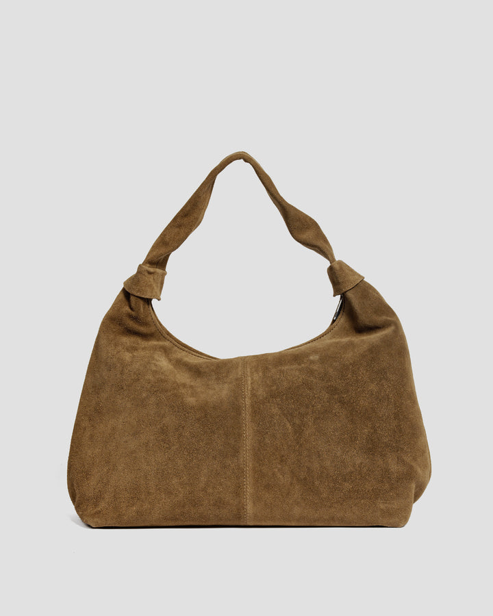 Núnoo Big Dandy Rivet Suede Dusty Olive Large Dusty Olive