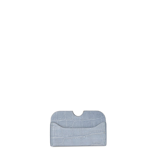 Núnoo Carla croco light blue Wallet Light blue