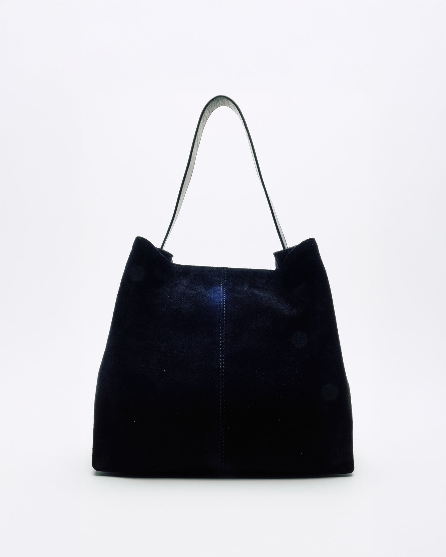 Núnoo Chiara Suede Black w. Gold Large Black