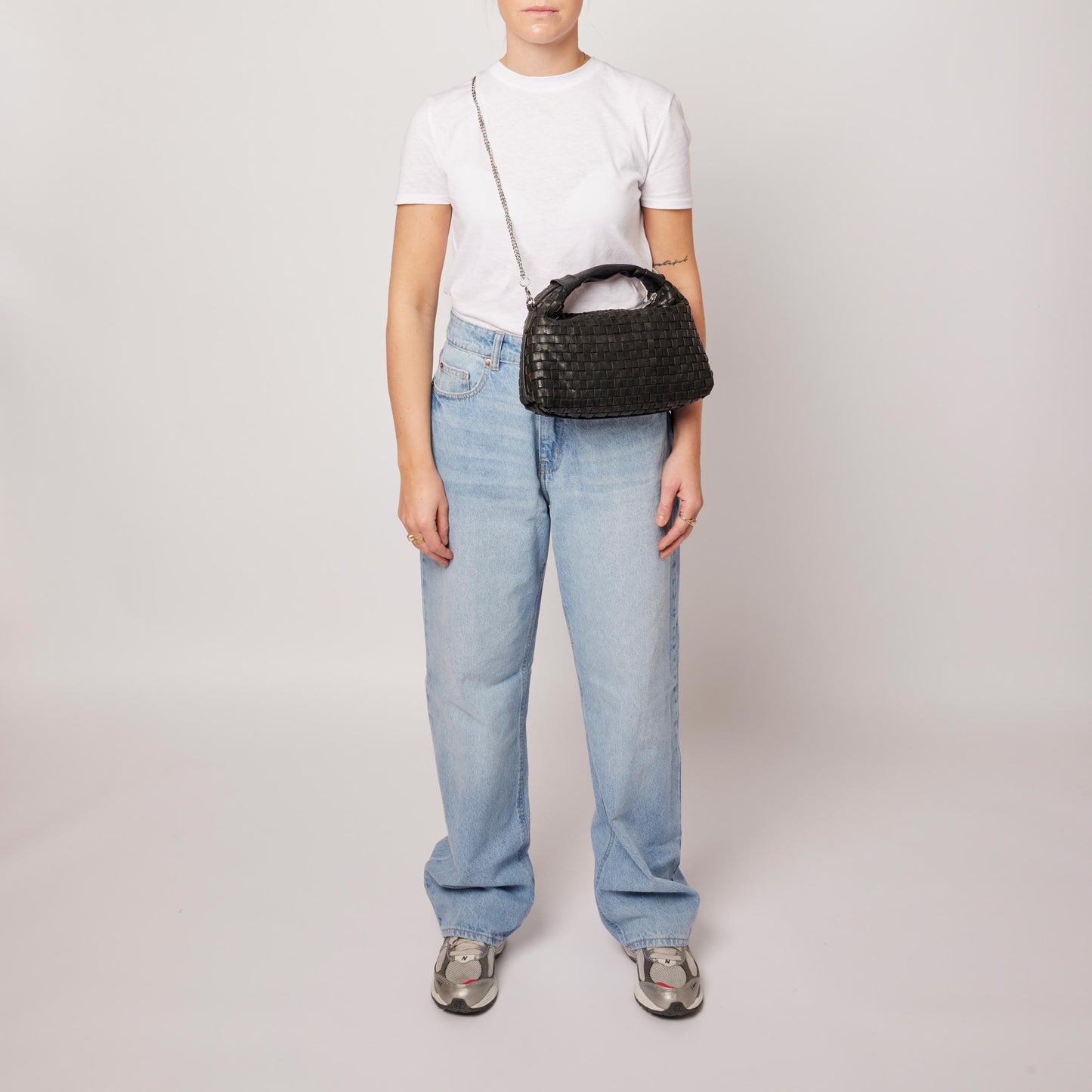Núnoo Dandy Braided Black Small bag