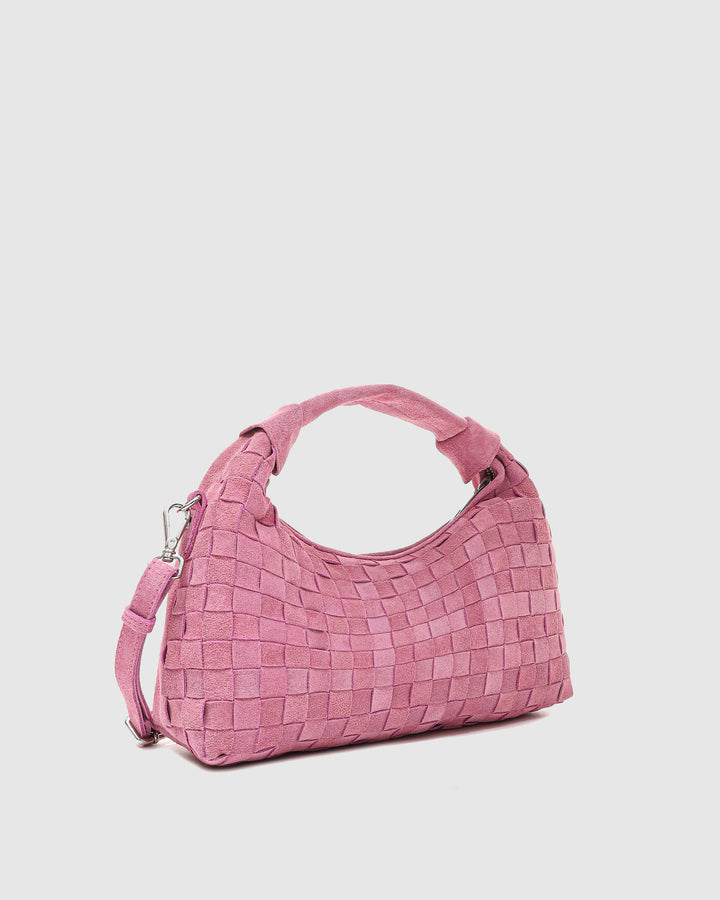 Núnoo Dandy Braided Cloud Suede Pink Medium Pink