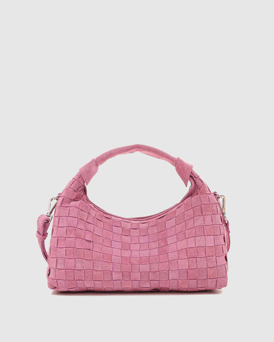 Núnoo Dandy Braided Cloud Suede Pink Medium Pink