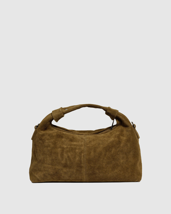 Núnoo Dandy Rivet Suede Dusty Olive Medium Dusty Olive