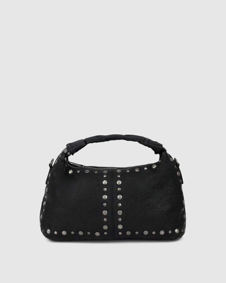 Núnoo Dandy Rivet Washed Black w. Antique Silver Medium Black