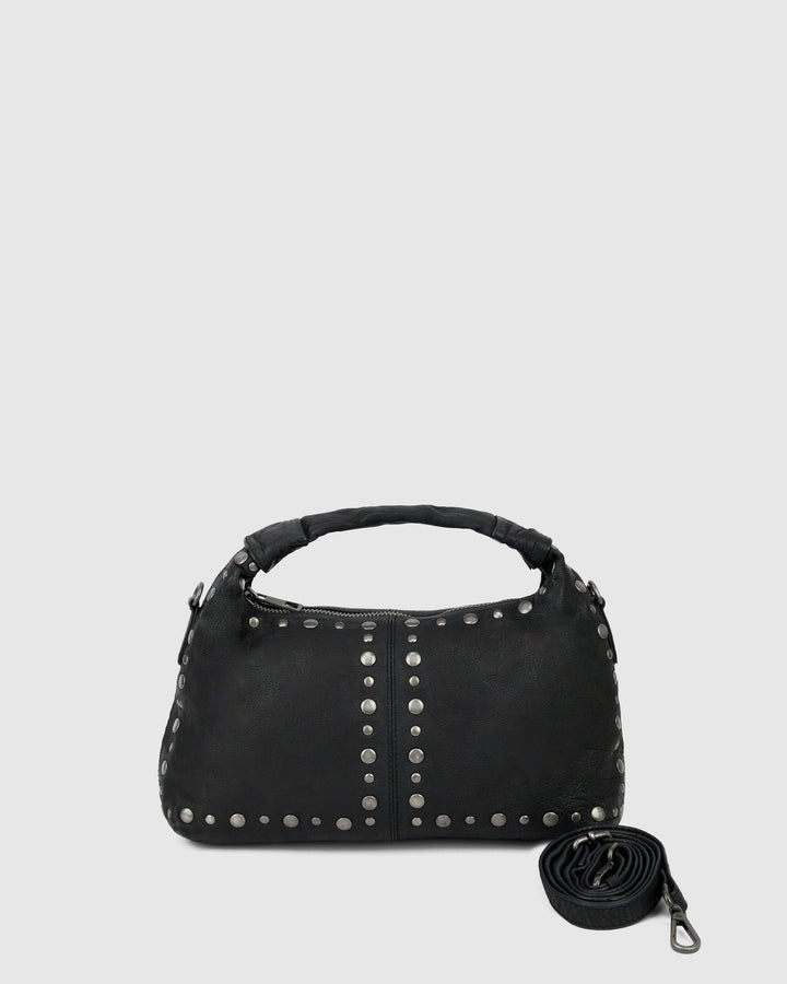 Núnoo Dandy Rivet Washed Black w. Antique Silver Medium Black