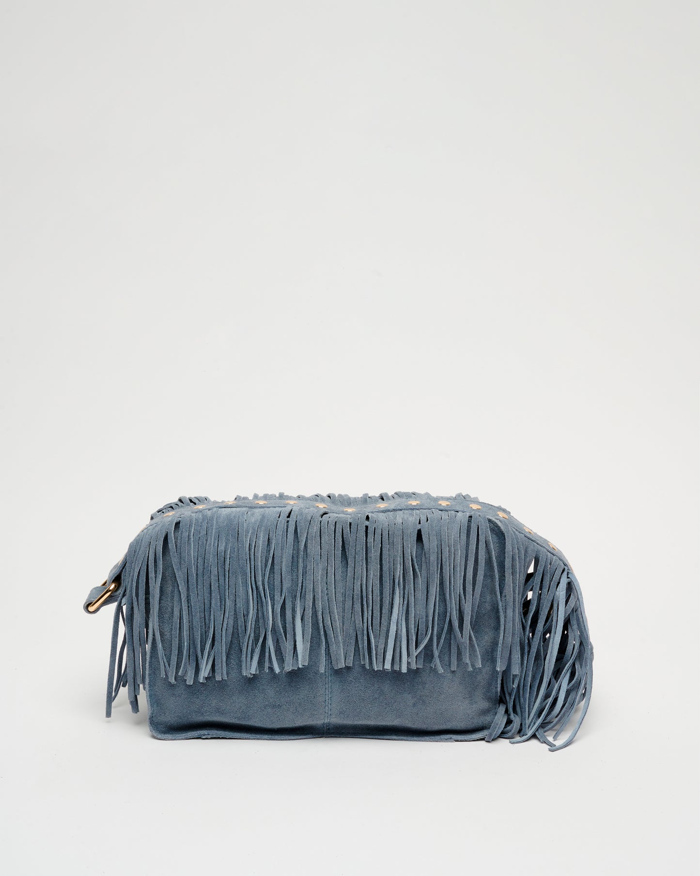 Núnoo Ellie Fringe Suede Jeans w. Gold Medium Jeans