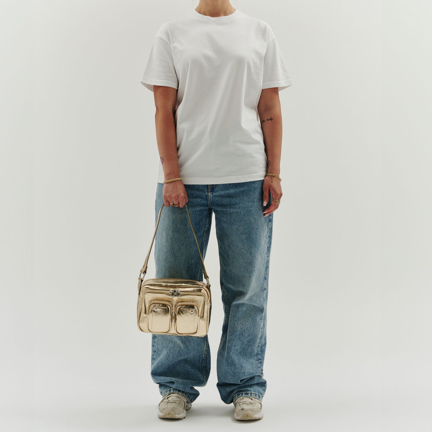 Núnoo Ellie Recycled Cool Light Gold Medium Light Gold