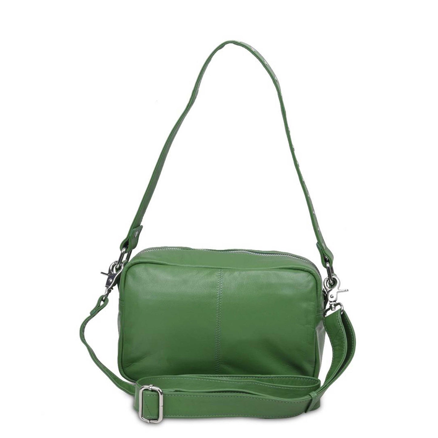 Núnoo Ellie Silky Green Ferent Crossbody Green