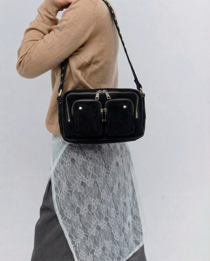 Núnoo Ellie new suede black Medium Black