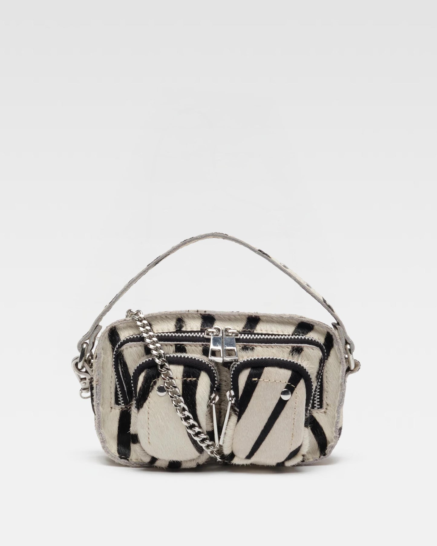 Núnoo Helena Brown Stripes Deluxe Small bag Stripes