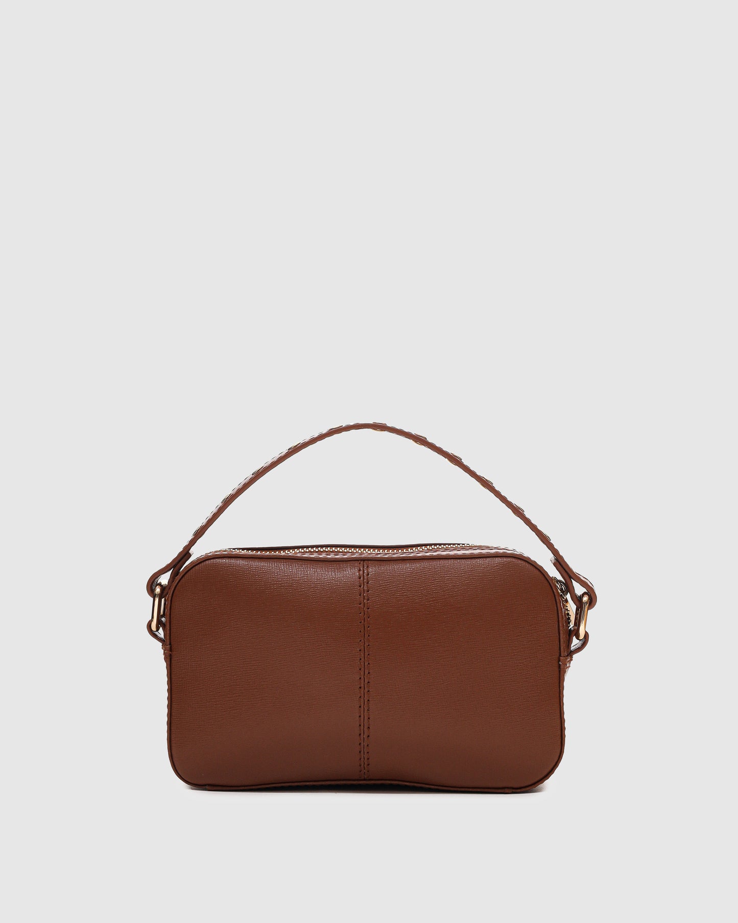 Núnoo Helena Florence Brown w. Gold Small bag Brown