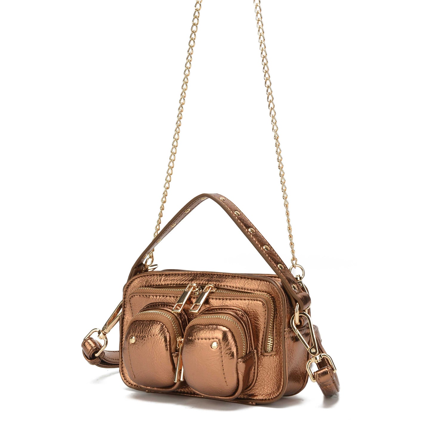 Núnoo Helena Recycled Cool Bronze Small bag Bronze