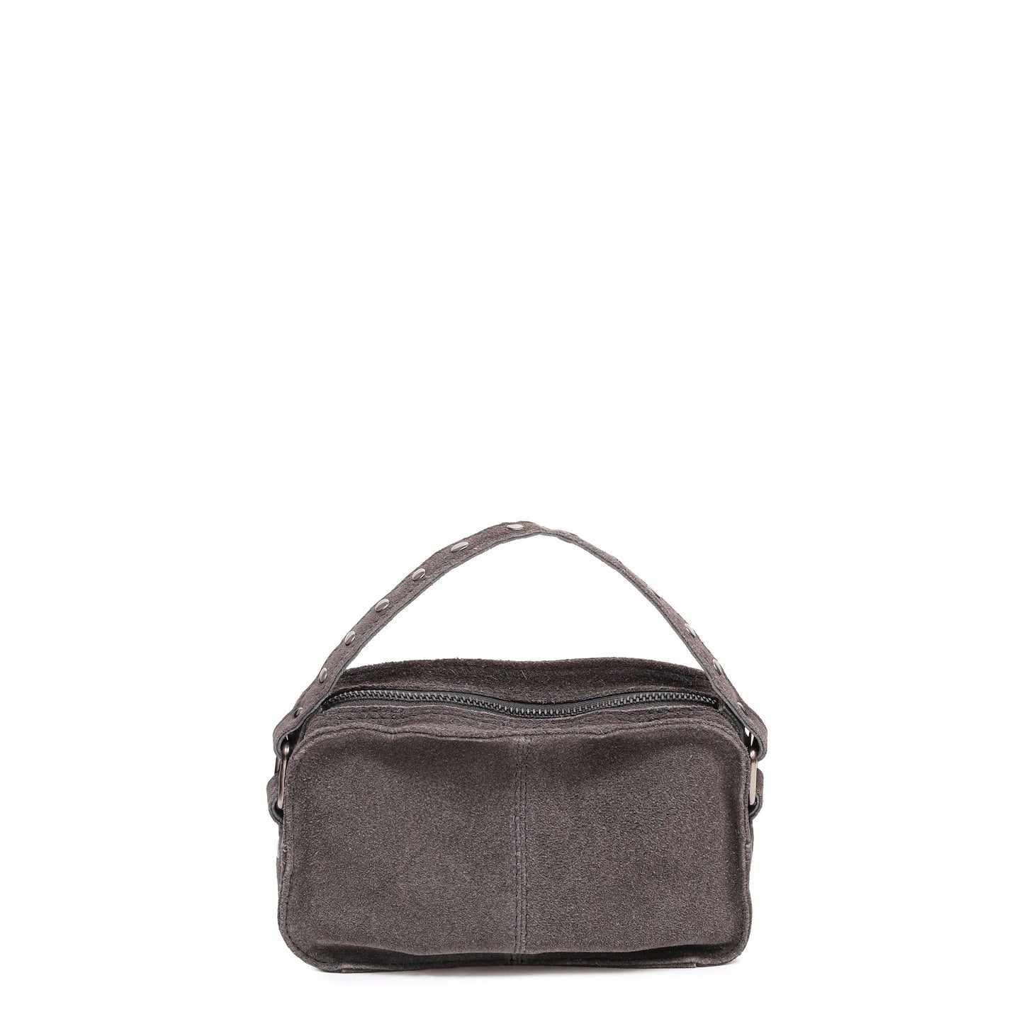 Núnoo Helena Suede Grey Shoulder bags Grey