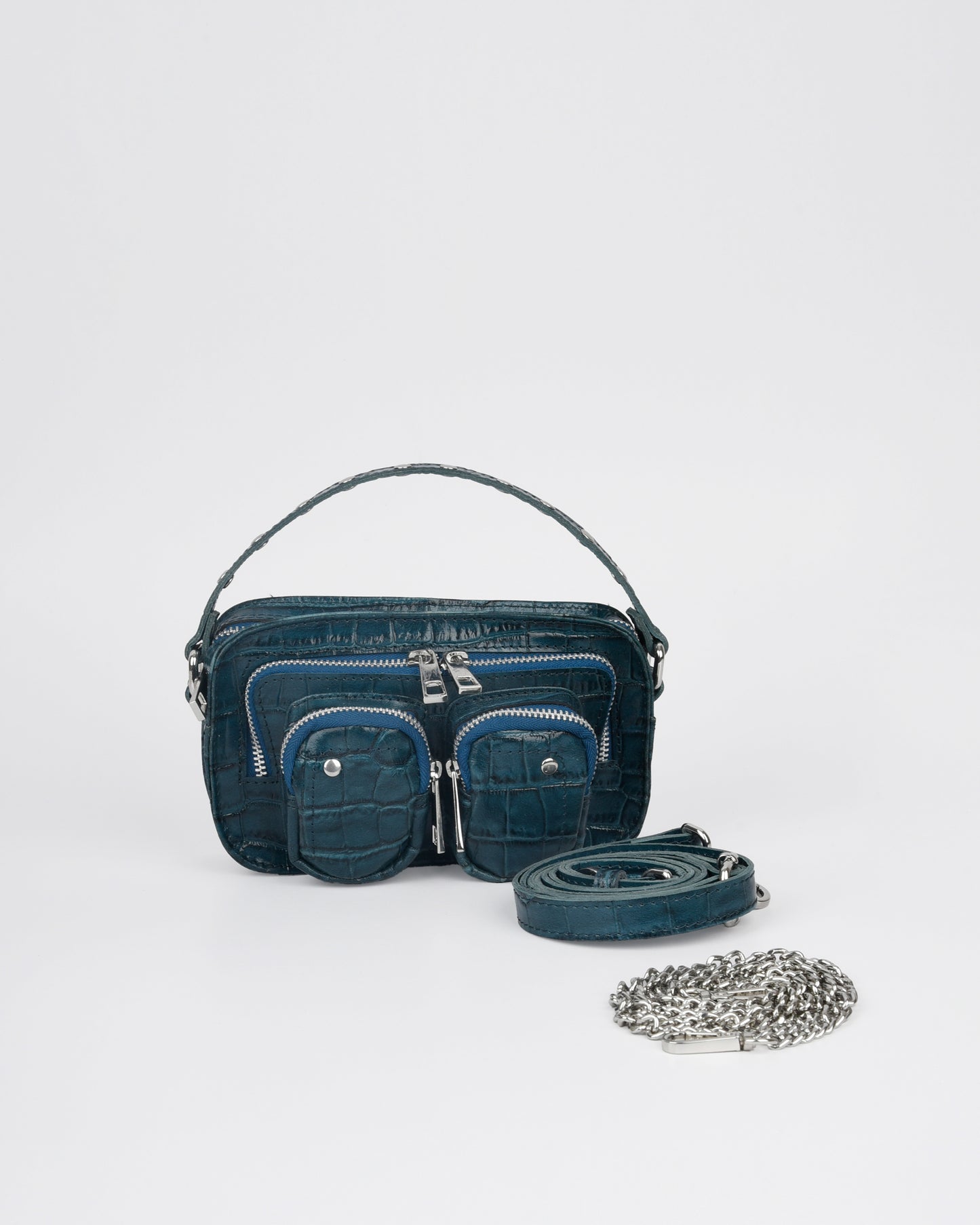 Núnoo Helena Texas Petrol Blue Small bag Petrol Blue