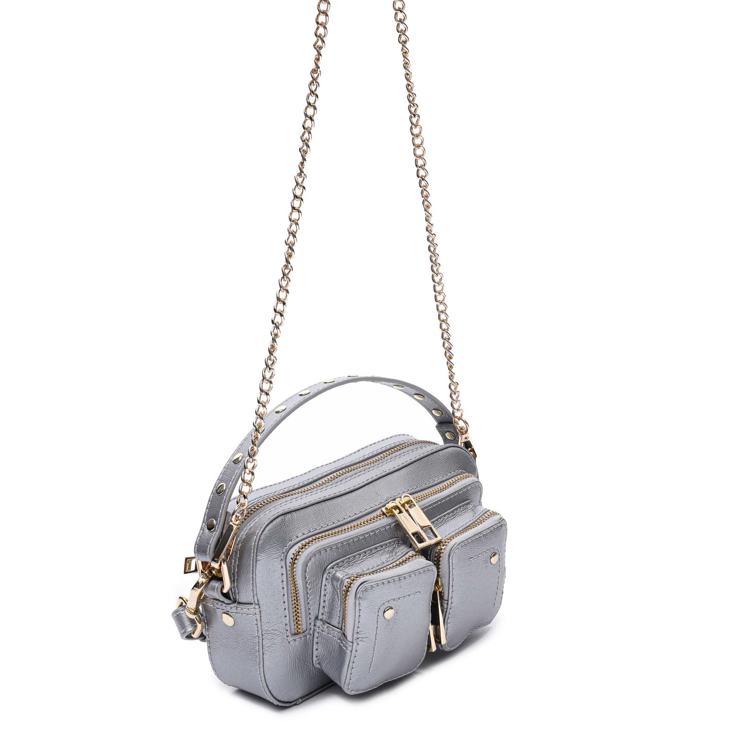 Núnoo Helena florence silver Mini bags