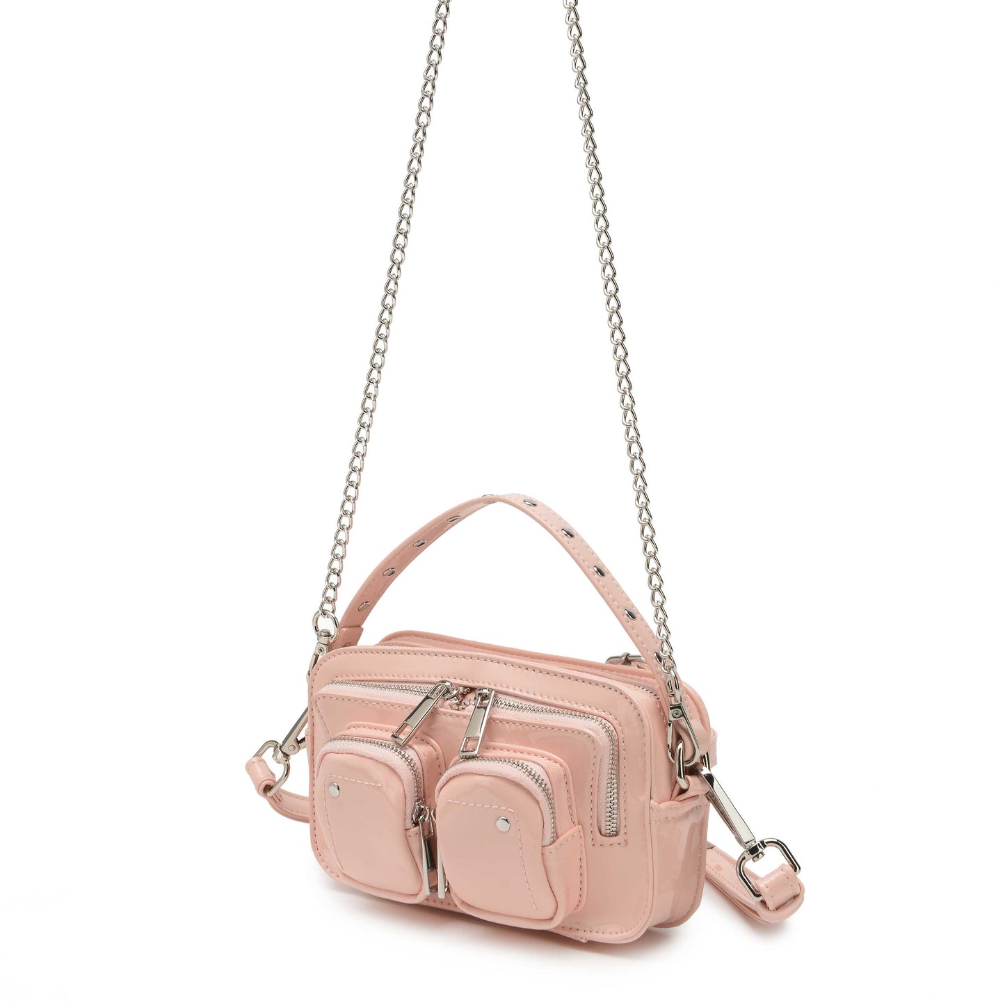 Núnoo Helena glossy peach Small bag Peach