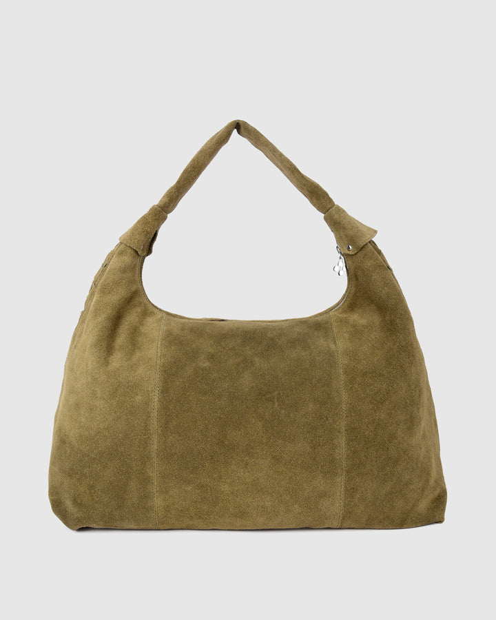 Núnoo Maxi Dandy Braided Suede Sage Maxi Sage