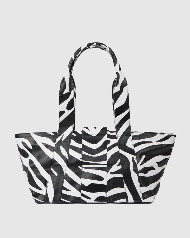 Núnoo Maxi Shopper Savanna Black Stripe Maxi Black Stripe