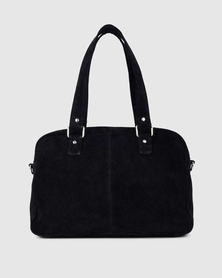 Núnoo Mille Suede Black Maxi Black