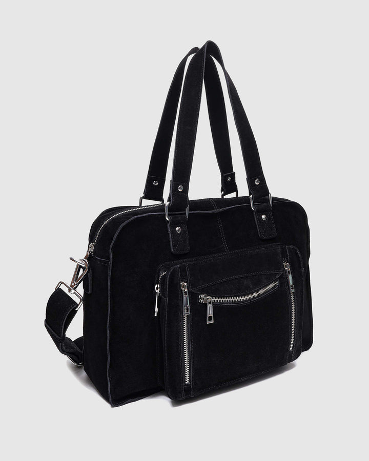 Núnoo Mille new suede Black Maxi Black