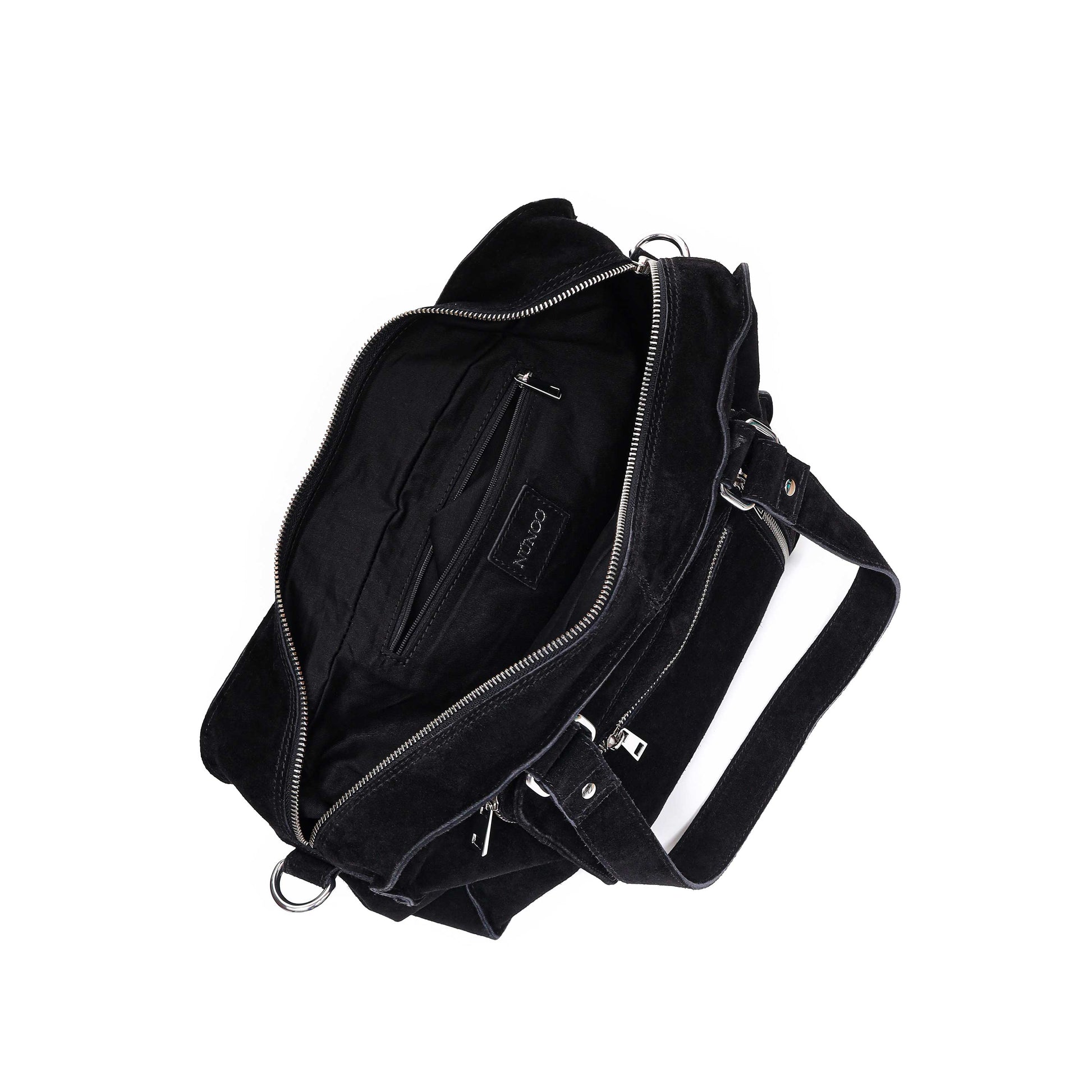 Núnoo Mille new suede Black Maxi Black