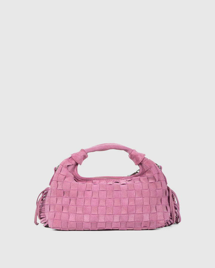 Núnoo Mini Dandy Braided Fringe Pink - Berg Larsen x Núnoo Small bag Pink