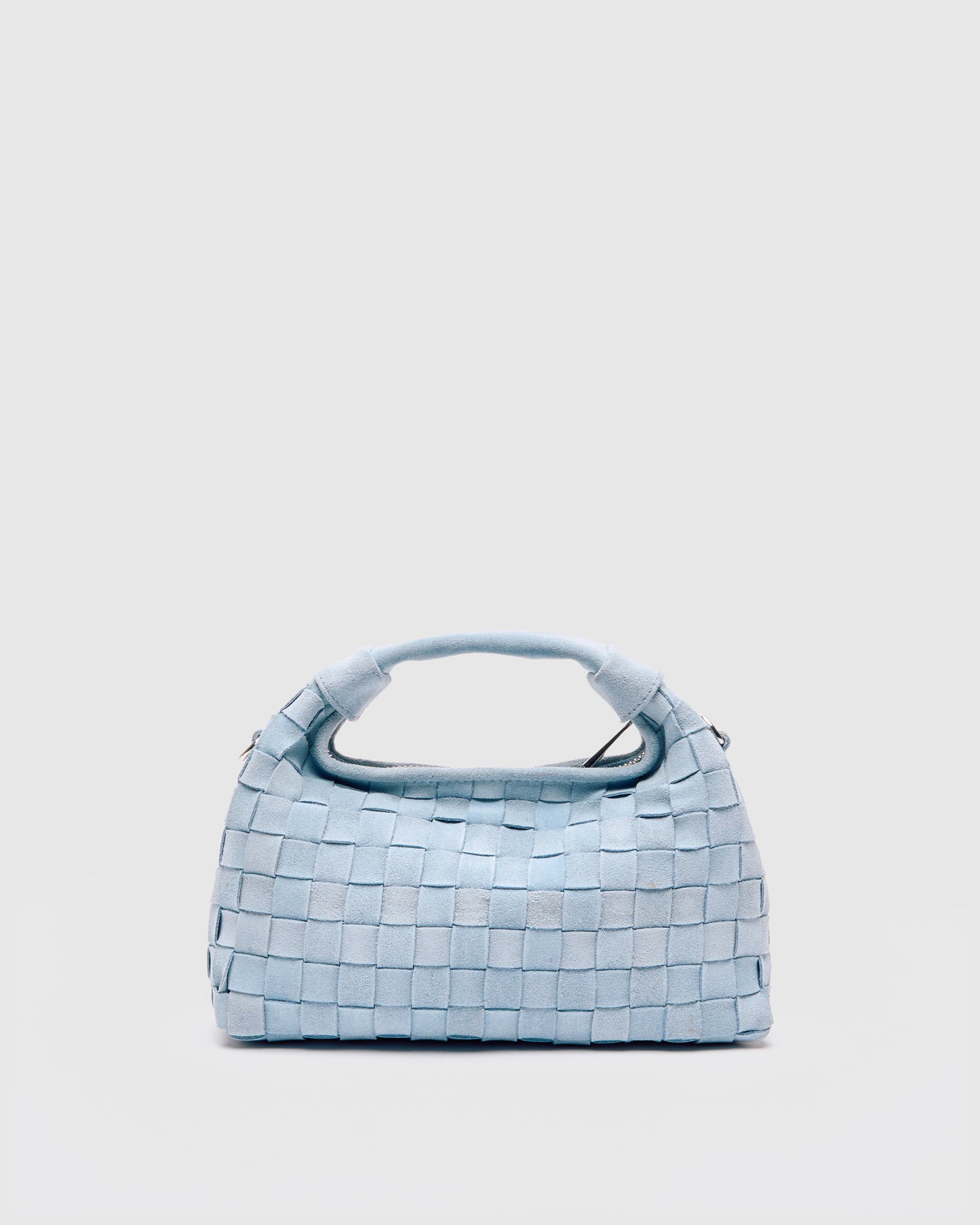 Núnoo Mini Dandy Braided Suede Light Blue Small bag Light blue