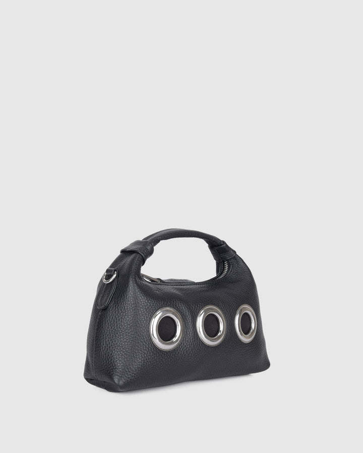Núnoo Mini Dandy Eyelet Soft Black Small bag Black