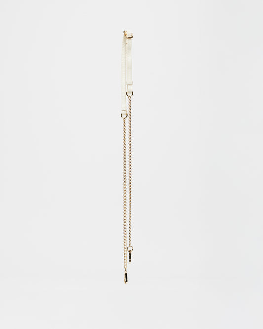 Núnoo Multi Chain New Zealand Beige w. Gold Accessories Beige