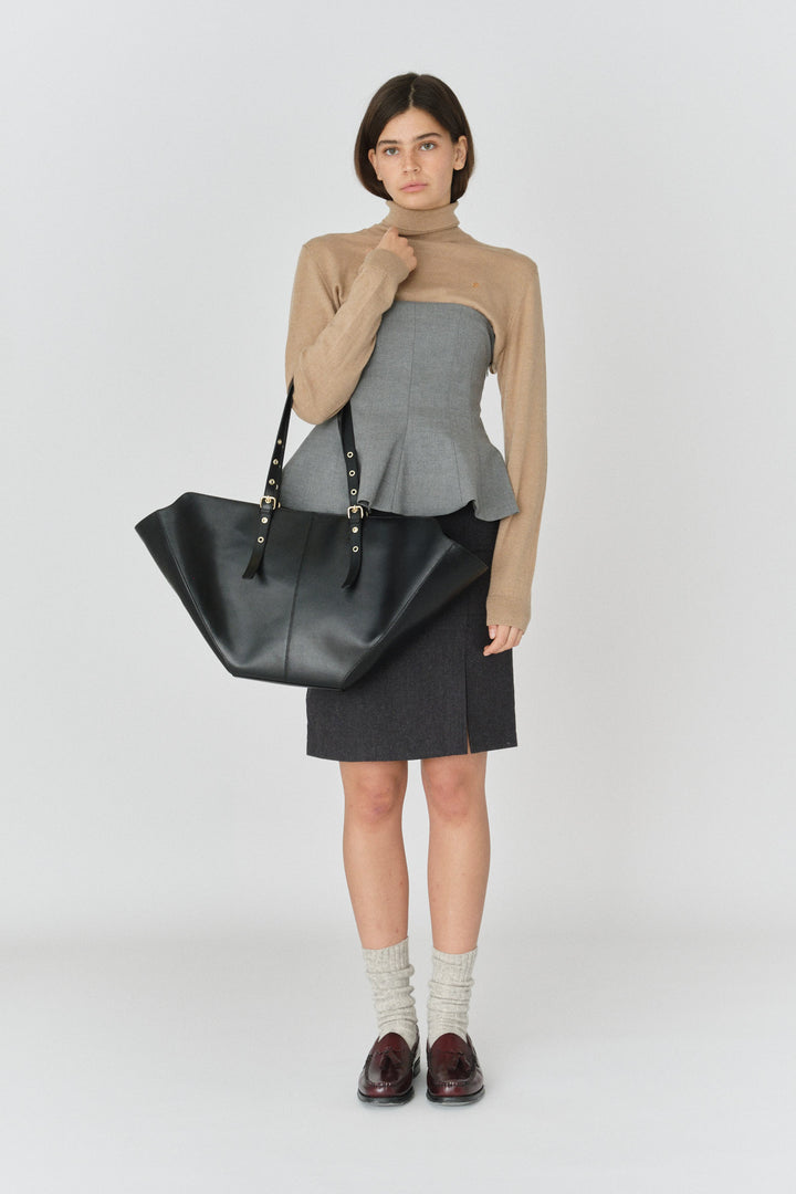 Núnoo Nora Florence Black w. Gold Maxi Black