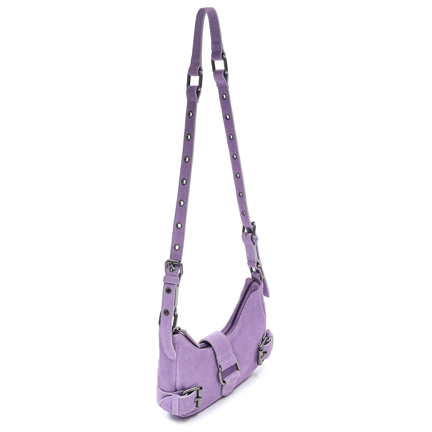 Núnoo Palma Suede Purple Shoulder bags Purple