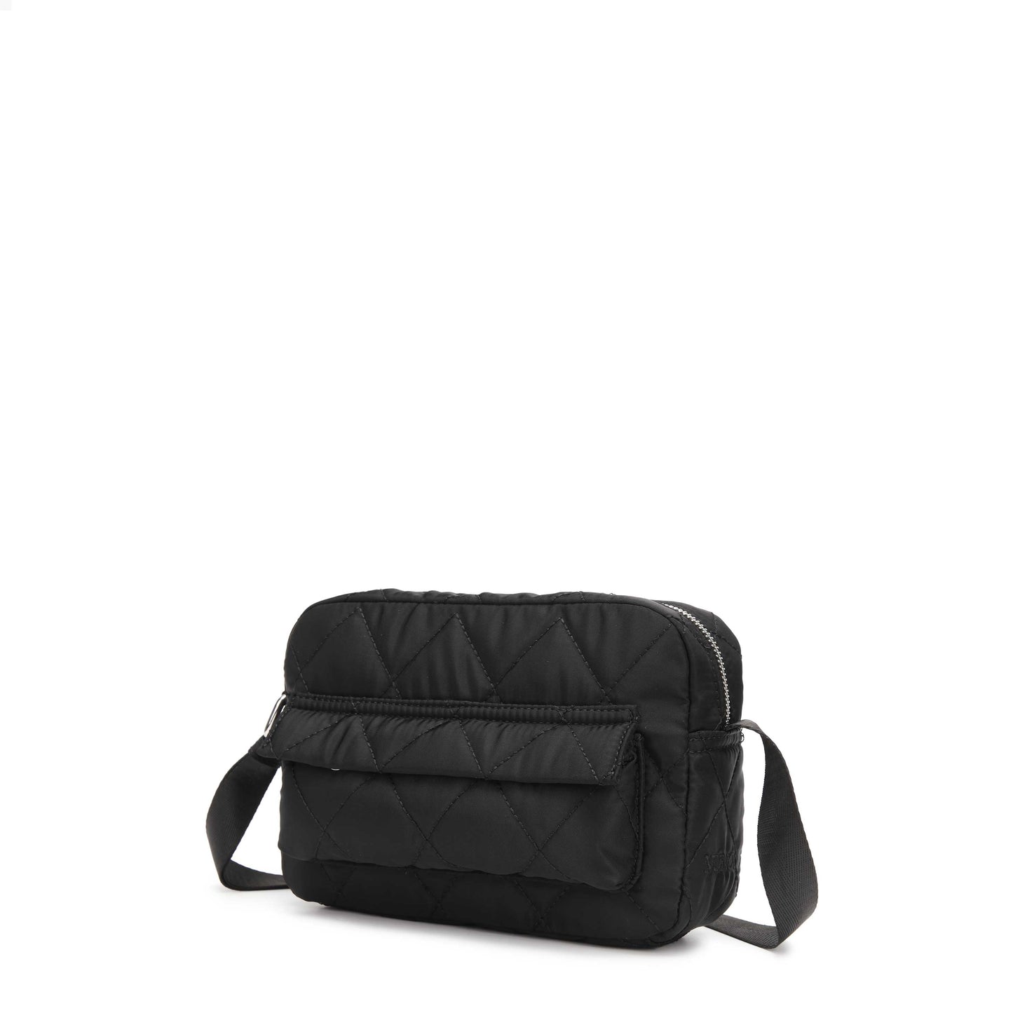 Núnoo Paloma quilt recycled nylon Black Crossbody Black