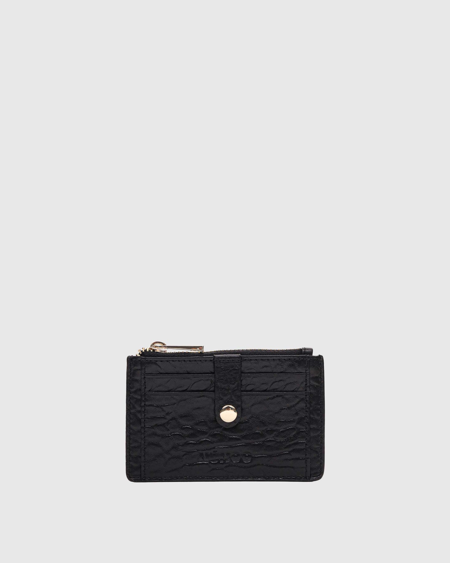 Núnoo Pixie Buckle New Zealand Black w. Gold Wallet Black