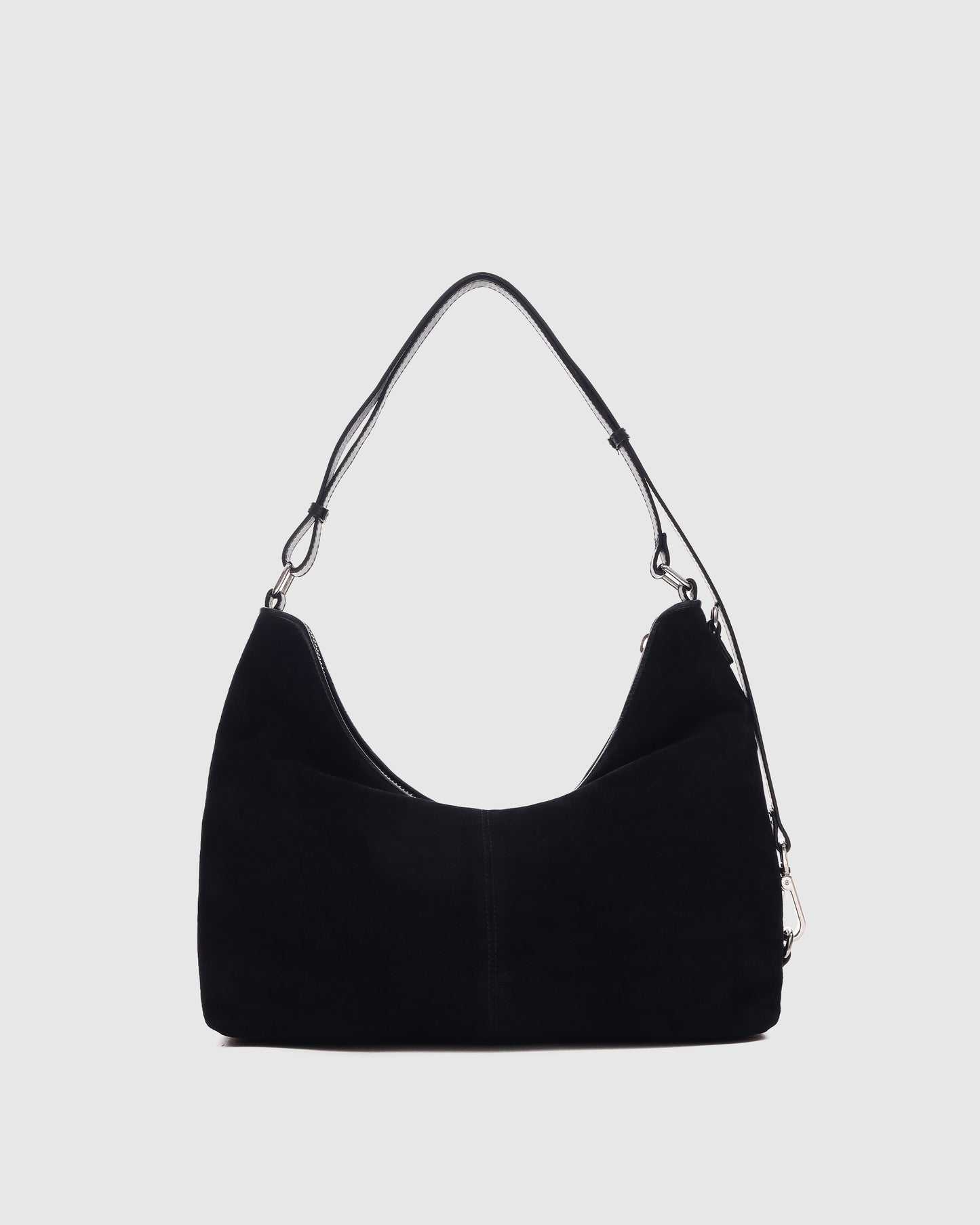 Núnoo Rio Suede Black Large Black