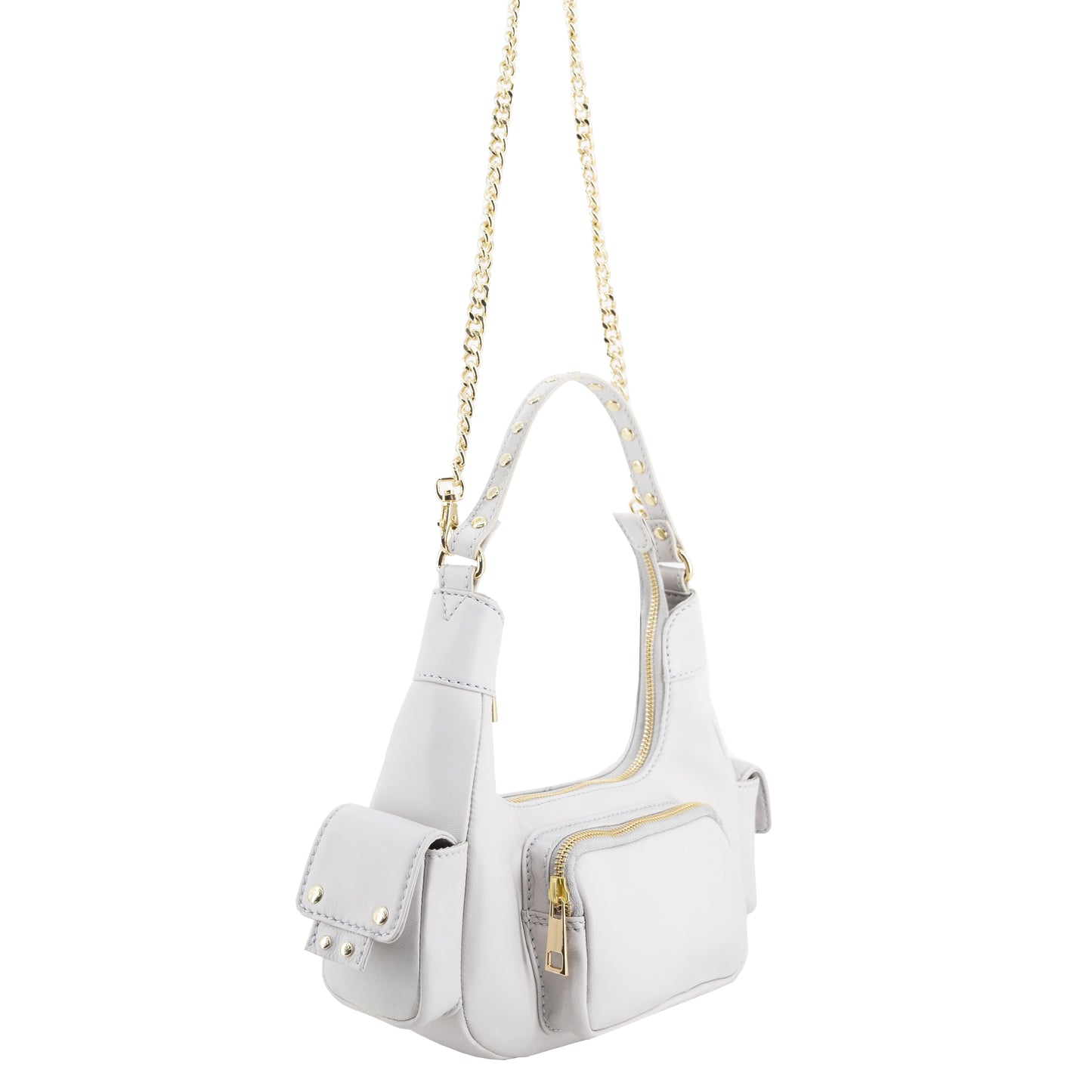 Núnoo Sally Small Pocket Cozy Off White w. Gold Medium Off white
