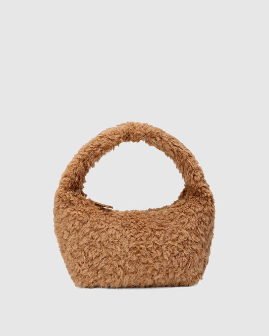 Núnoo Small Agnes Teddy Camel Small bag Camel
