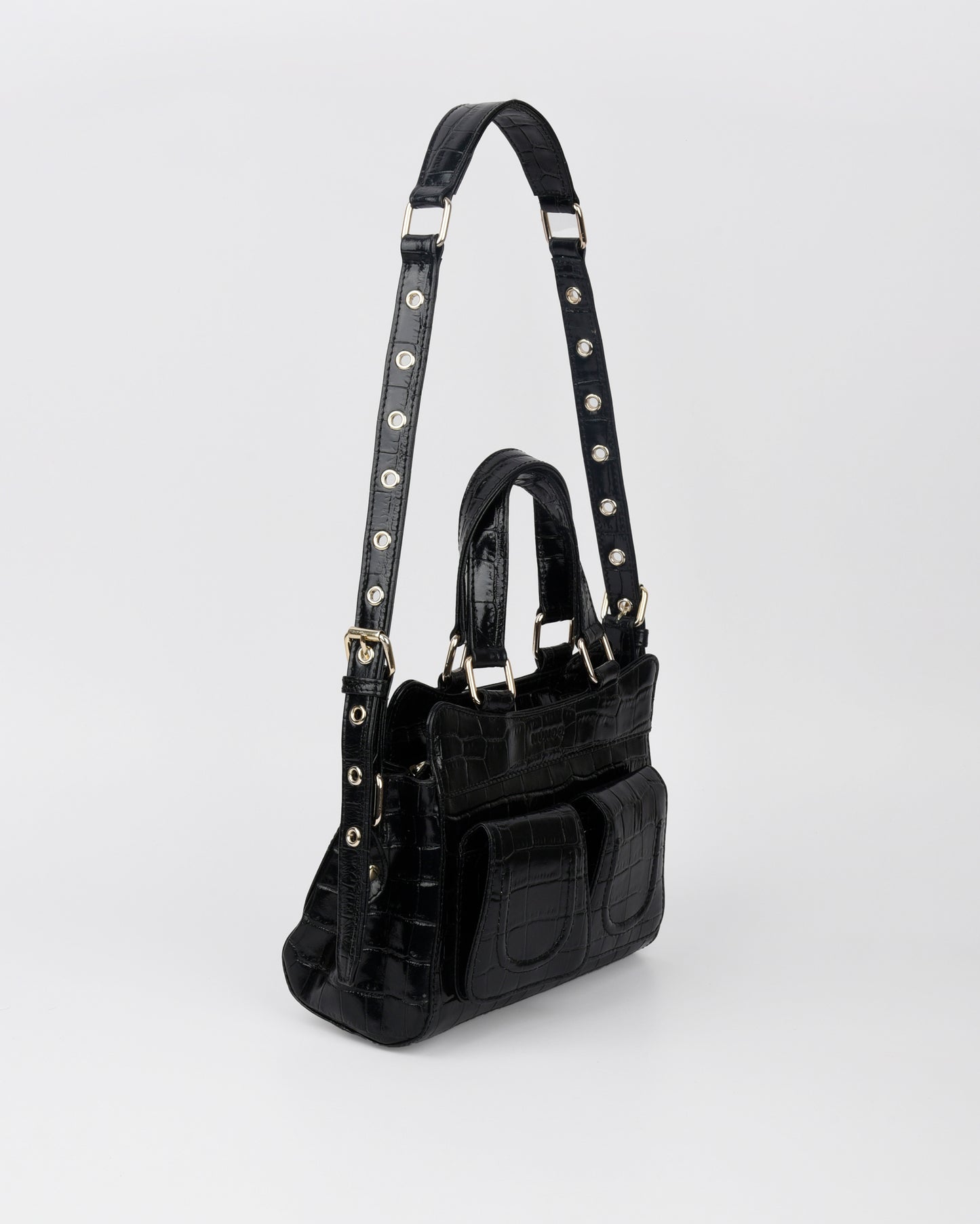 Núnoo Small Cher Texas Black w. Gold Medium Black