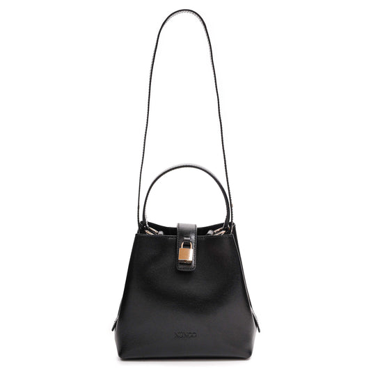 Núnoo Small Chiara Florence Black w. Gold Medium Black
