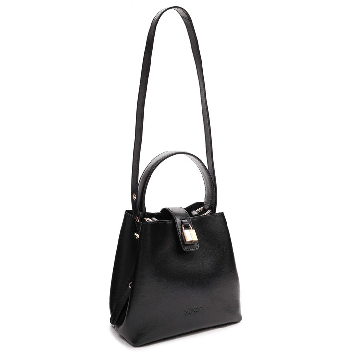Núnoo Small Chiara Florence Black w. Gold Medium Black