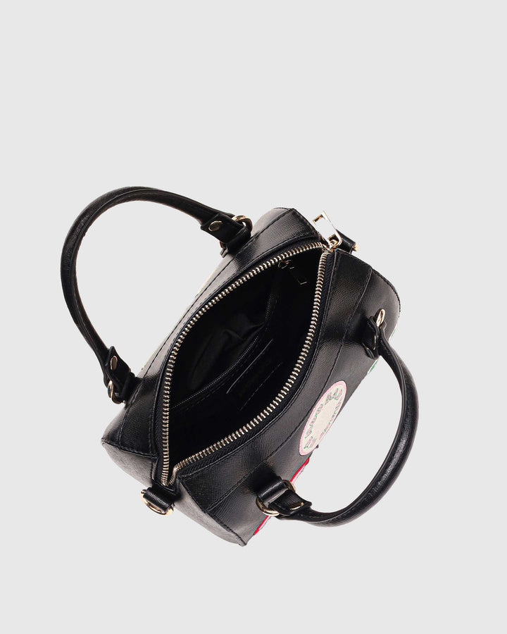 Núnoo Small Maya Details Florence Black w. Gold Small bag Black