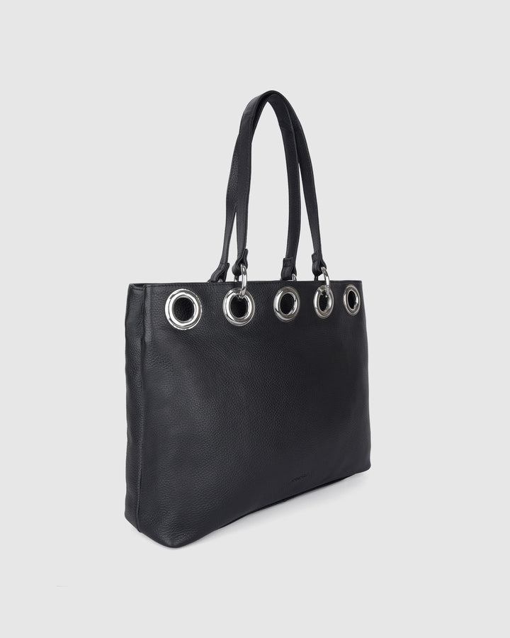 Núnoo Sophie Eyelet Soft Black Large Black