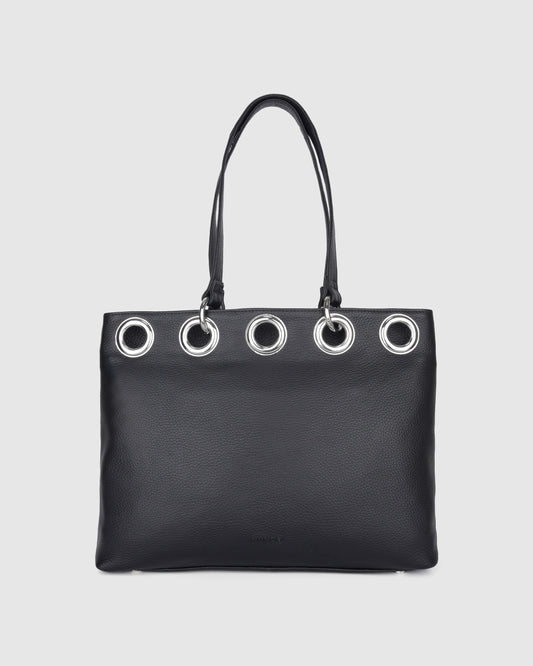 Núnoo Sophie Eyelet Soft Black Large Black