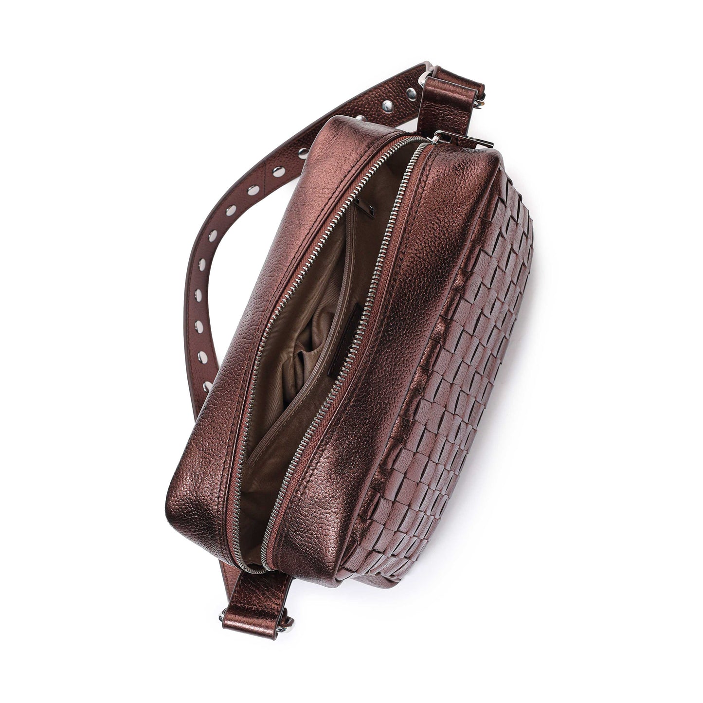 Núnoo Vilda Metallic Brown Medium Brown