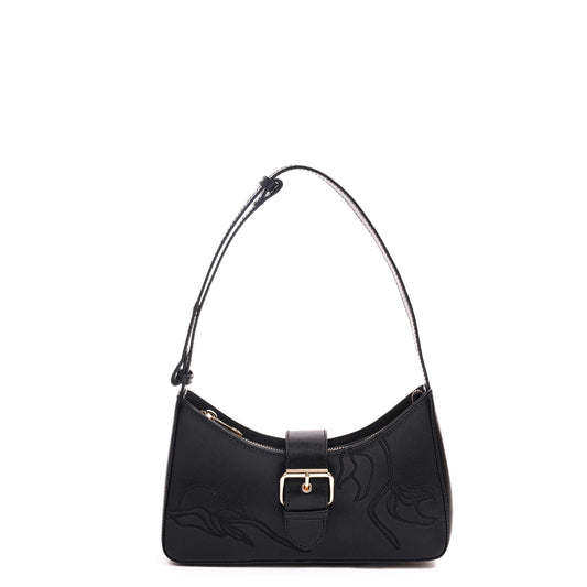Núnoo Apollo Embroided Florence Black w. Gold Shoulder bags Black