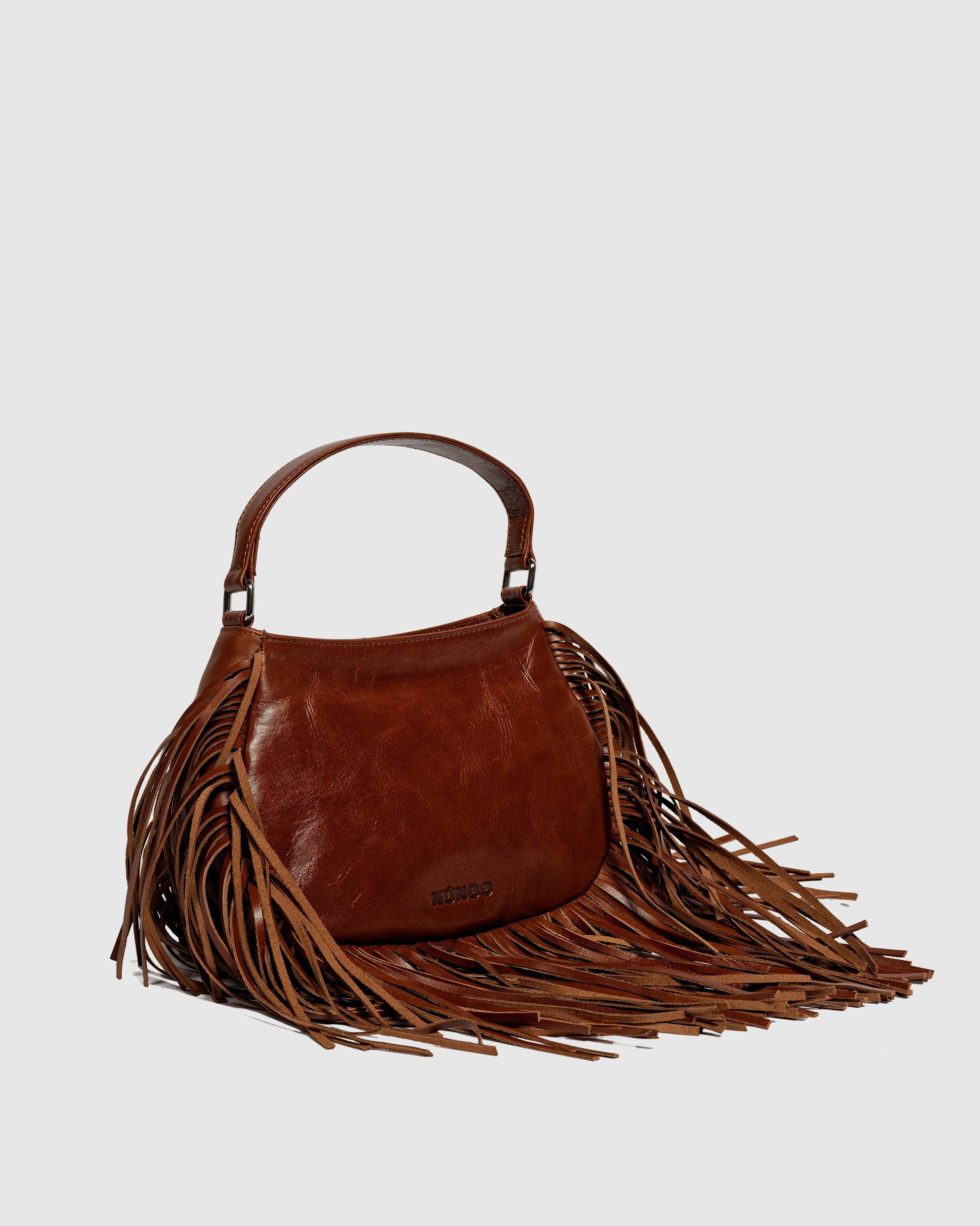 Núnoo Betty Fringe River Brown Small bag Brown