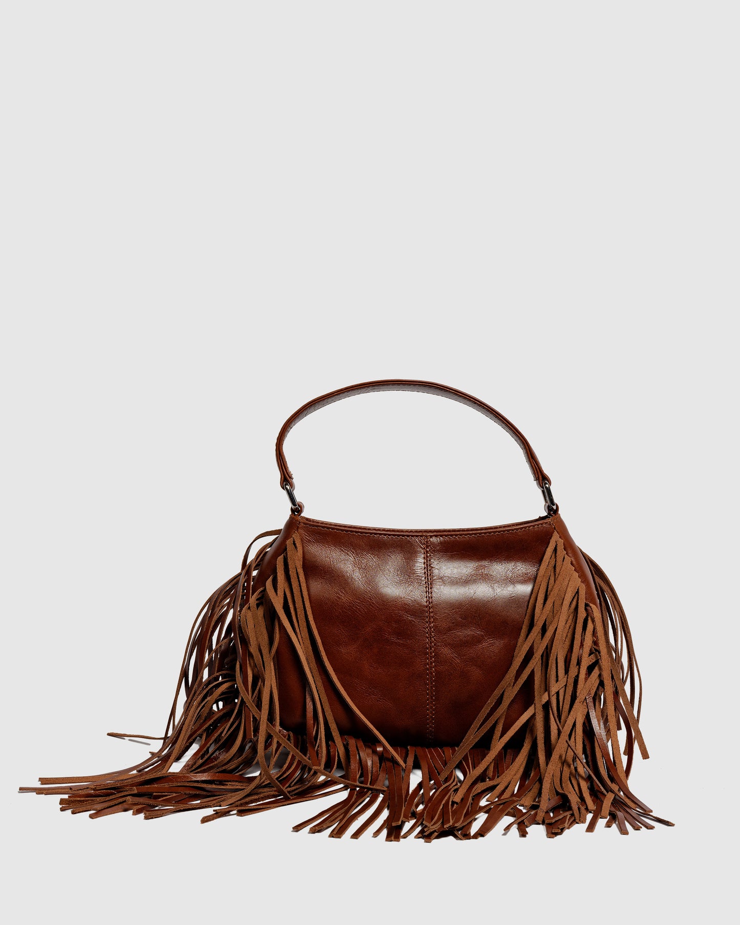 Núnoo Betty Fringe River Brown Small bag Brown