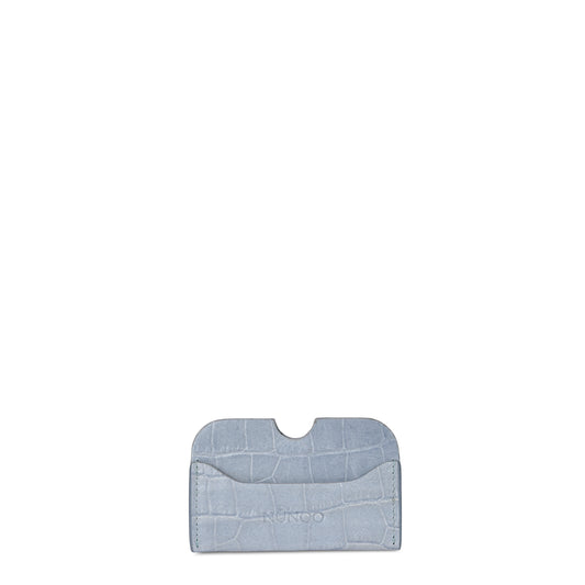 Núnoo Carla croco light blue Wallet Light blue