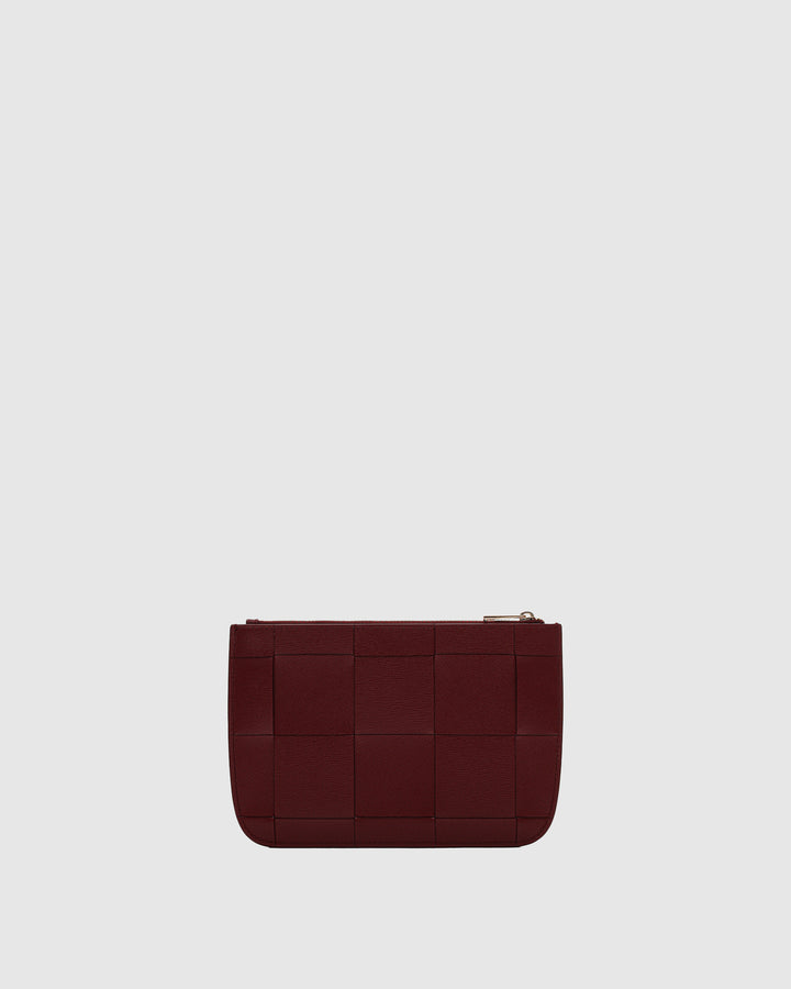 Núnoo Carly Braided Florence Maroon w. Gold Accessories Maroon