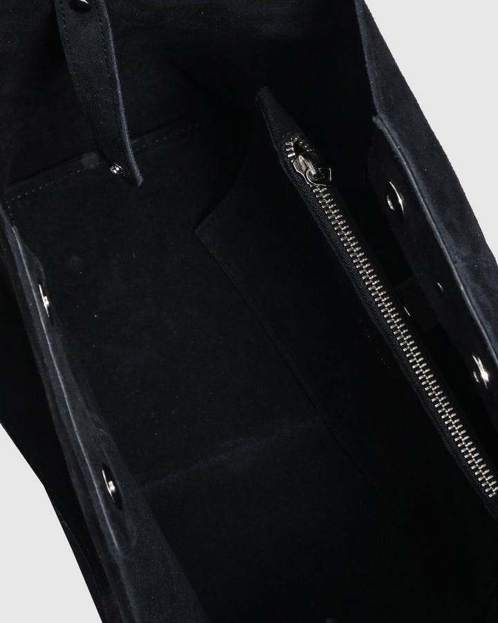 Núnoo Chiara new suede black Large Black